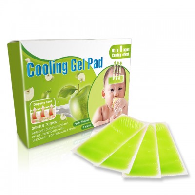 CE FDA OEM/ODM Natural L-Mentholum Cooling Effect Last 8 Hours Gel Patch Cooling Gel Pad