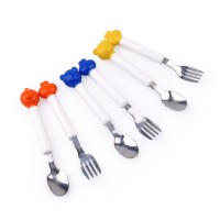 China SuPPlier Cute Baby Spoon And Fork Set Stainless Steel