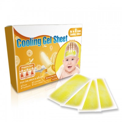 ODM/OEM Natural L-Mentholum Japan Cooling Sheet Cool Gel Sheet Gel Cooling Sheet